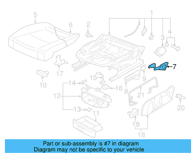 Adjust Lever 1K0-881-092-B - View 14