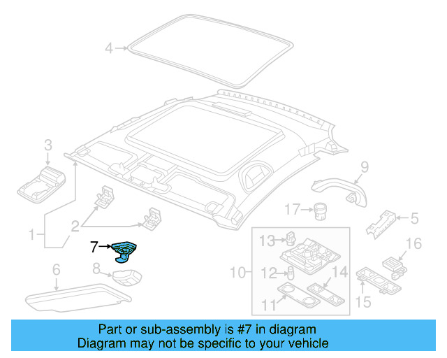 Sun Visor Holder 1K0-857-561-B-82V - View 31