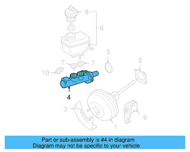 Master Cylinder 1J1-614-019-J