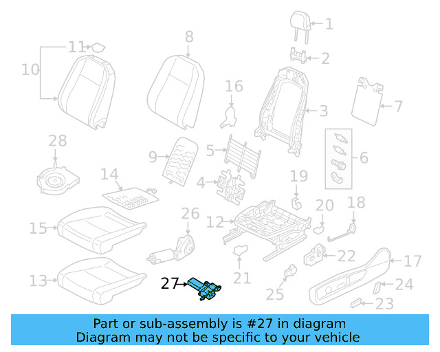 Adjust Motor 3QF-959-112-A - View 9
