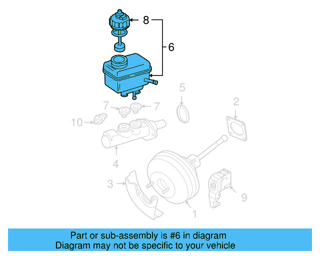 Brake Master Cylinder Reservoir 1J1-611-301 - View 18