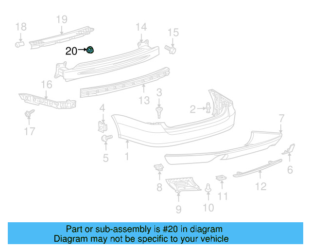Fender Liner Extension Screw N-103-546-02 - View 241