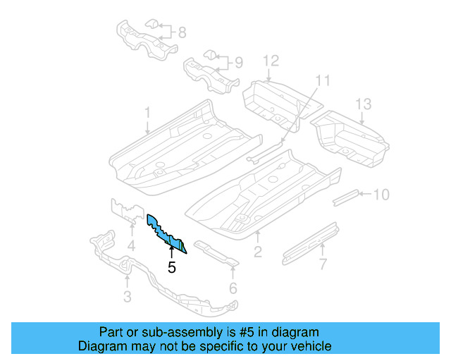 Filler Plate 8D0-805-501 - View 8