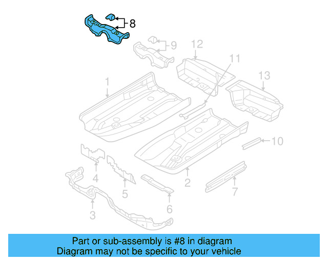 Floor Extension 3B0-802-086-D - View 23