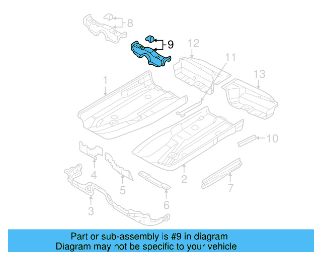 Seat Support 8E0-803-173 - View 5