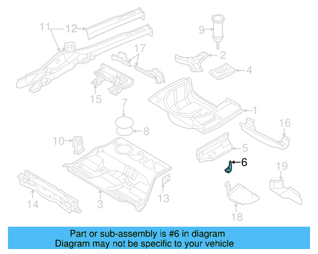 Reinforcement 8D0-804-813-J - View 17