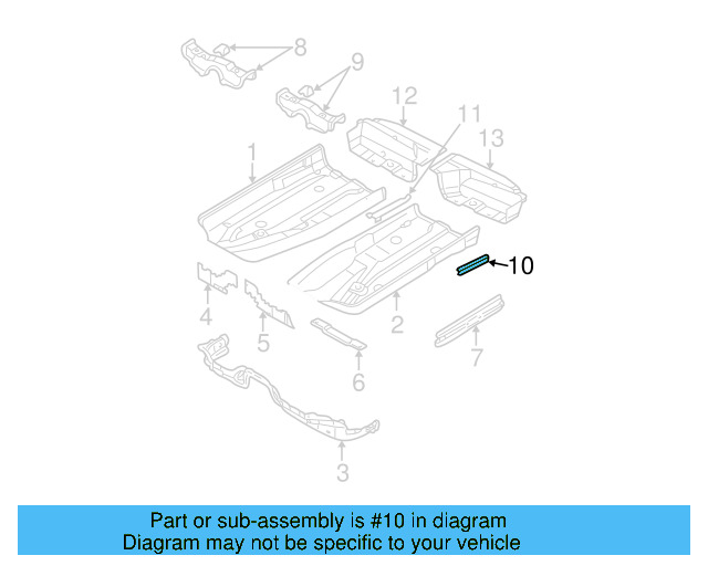Seat Track 1J0-802-259 - View 33