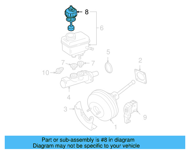 Reservoir Cap 1J1-611-349 - View 16