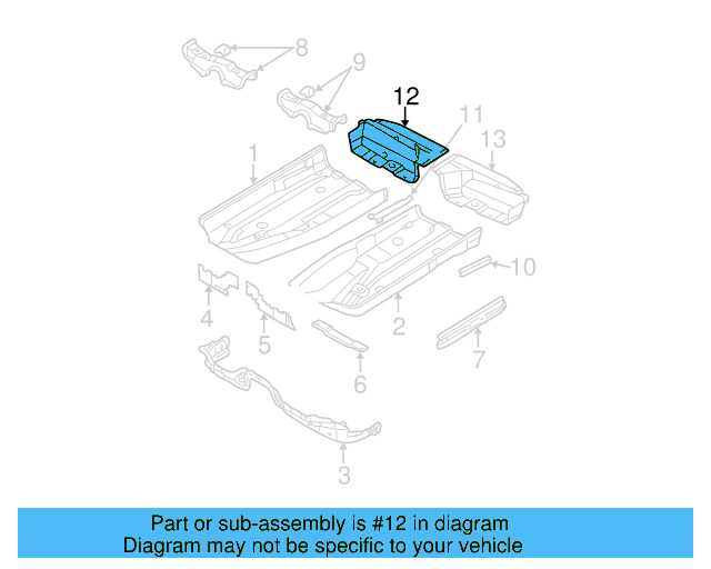 Floor Extension 3B0-802-086-D - View 19