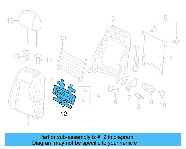 Lumbar Support 5N0-881-880-E - View 25