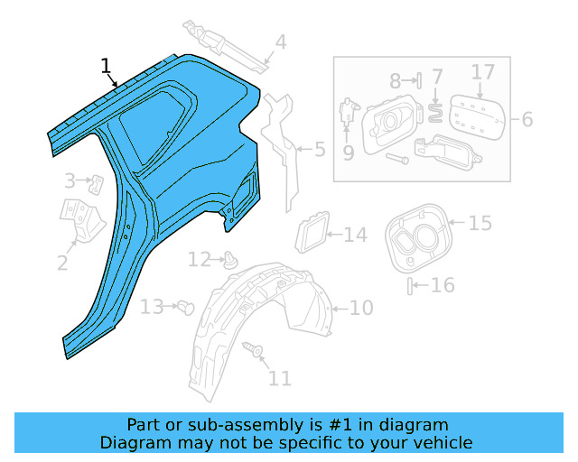 Quarter Panel 3CN-809-844 - View 3