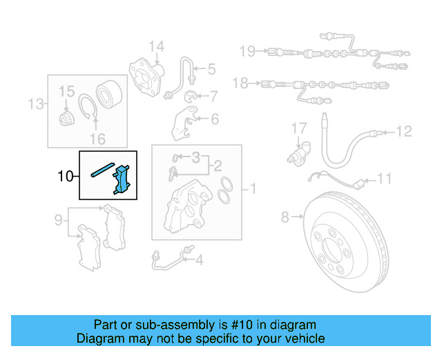 Brake Pads Mount Kit 7L6-698-269-C