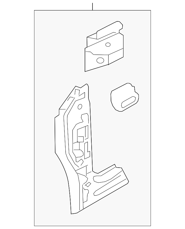 Hinge Pillar Reinforced 5C6-809-203-A