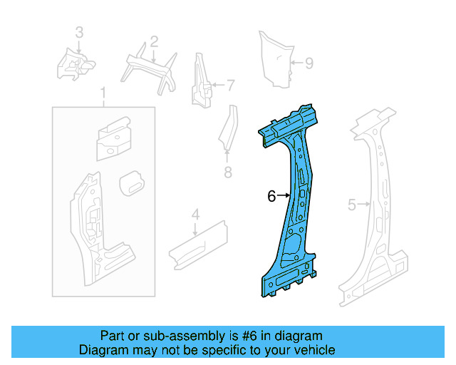 Body B 1K9-809-223-A - View 8