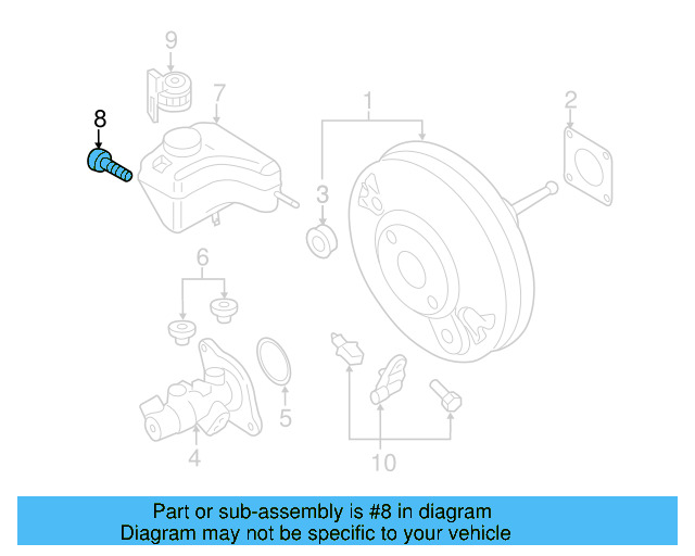 Reservoir Pin 1H0-611-037