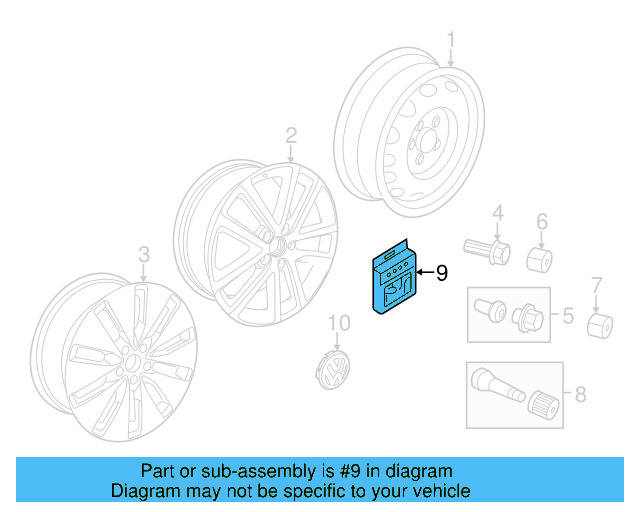 Lockable Wheel Bolt Set 000-071-597 - View 7