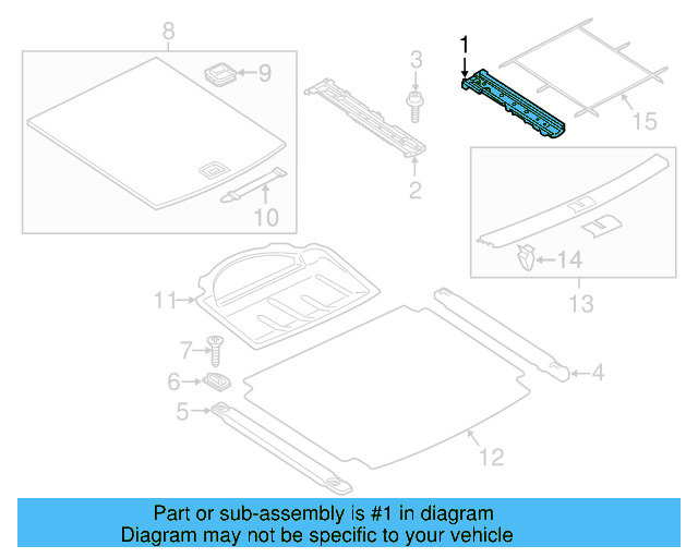 Side Rail 7P0-863-600-B - View 7