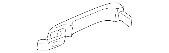 Handle, Outside (Unpainted) 3d0837205ggru