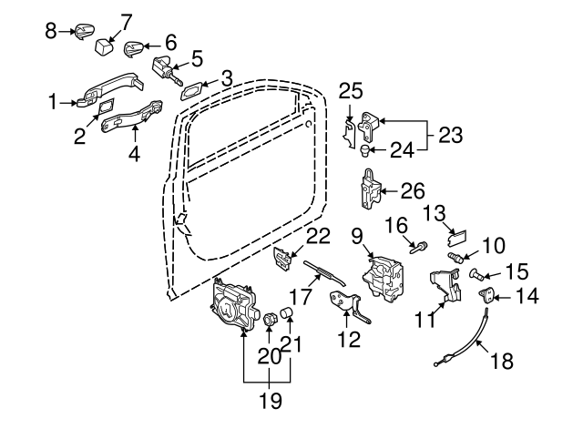 Lock Cover 3D0837349B - View 5