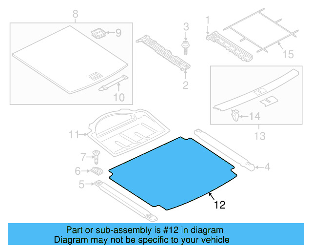 Compartment Trim 7P6862607ZHY - View 6