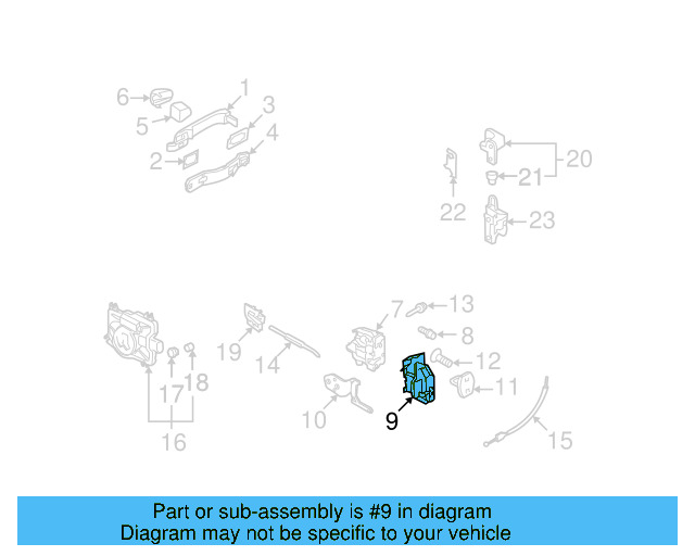 Lock Assembly 3D1-837-015-AF - View 5