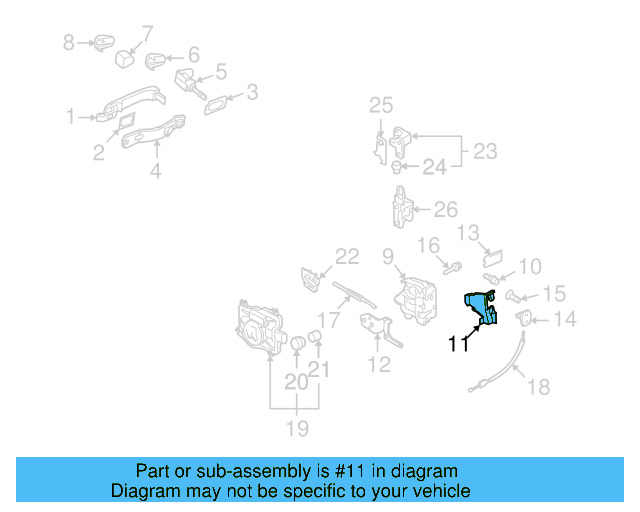 Lock Cover 3D0837349B - View 4