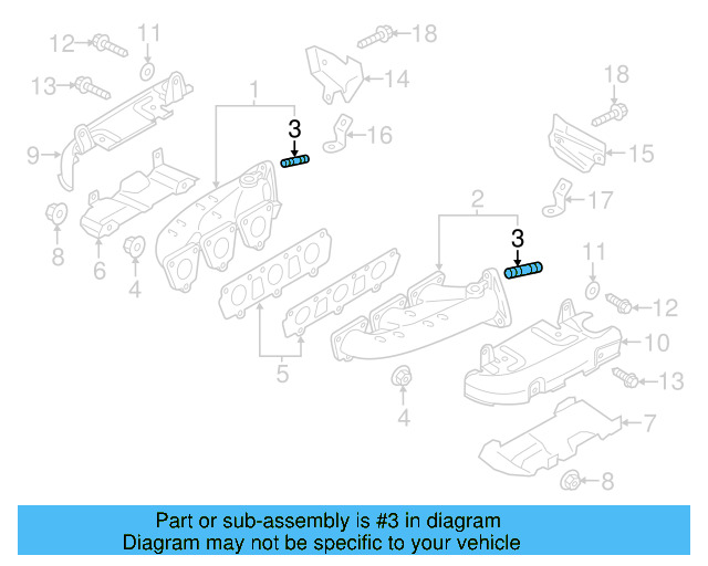 Exhaust Manifold Lock Nut N-908-946-01 - View 77