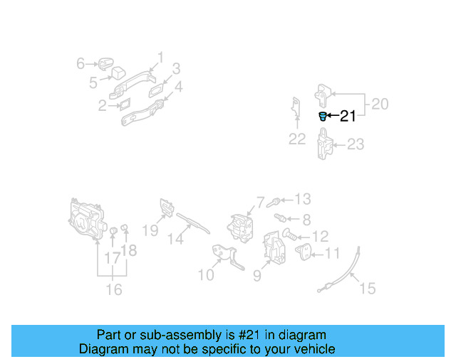 Upper Hinge Cap WHT-000-328 - View 3
