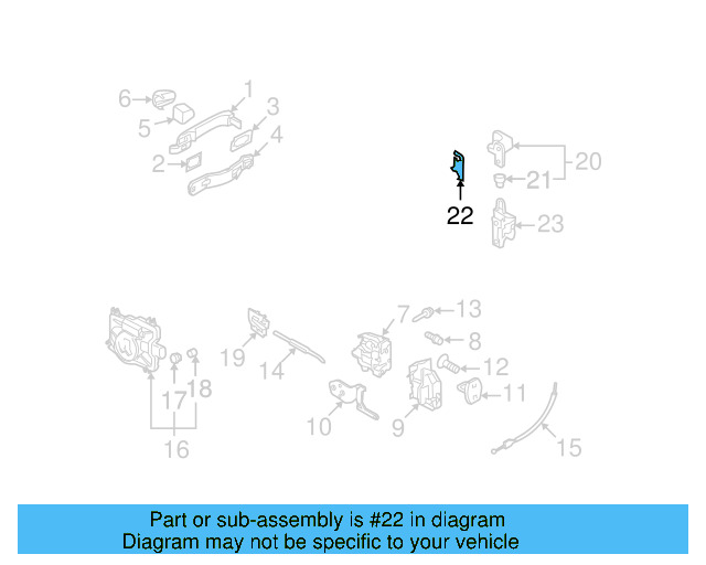 Upper Hinge Spacer 3D0-831-369-A