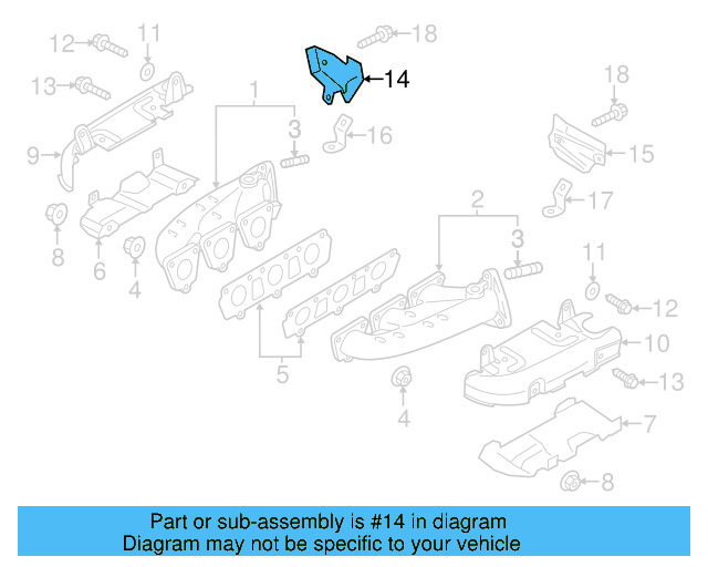 Exhaust Manifold Heat Shield 06E-253-243-E - View 4