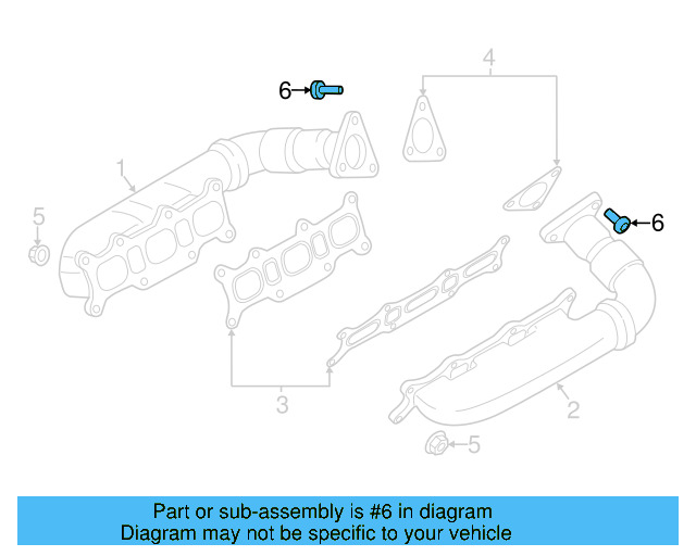 Exhaust Manifold Bolt N-911-878-01
