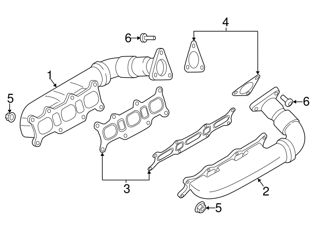 Exhaust Manifold Bolt N-911-878-01 - View 4
