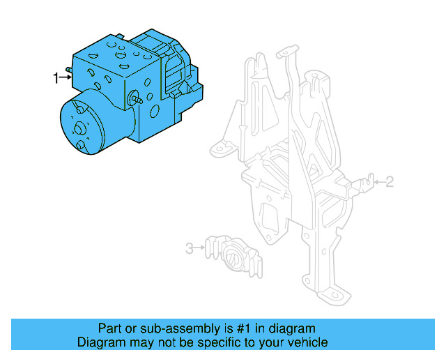 ABS Pump Assembly 8E0-614-111-N