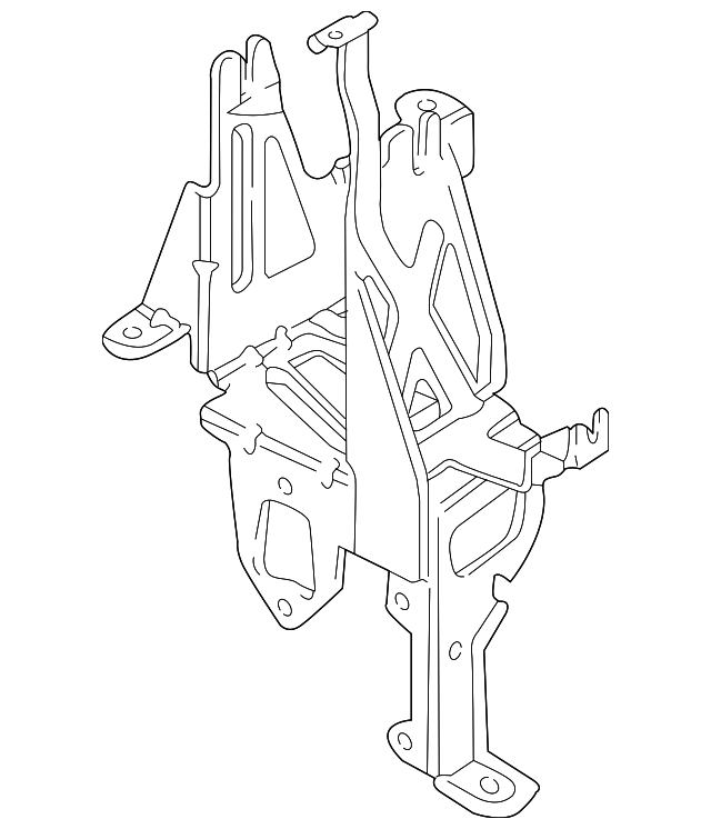 ABS Pump Assembly Support Bracket 8E0-614-119