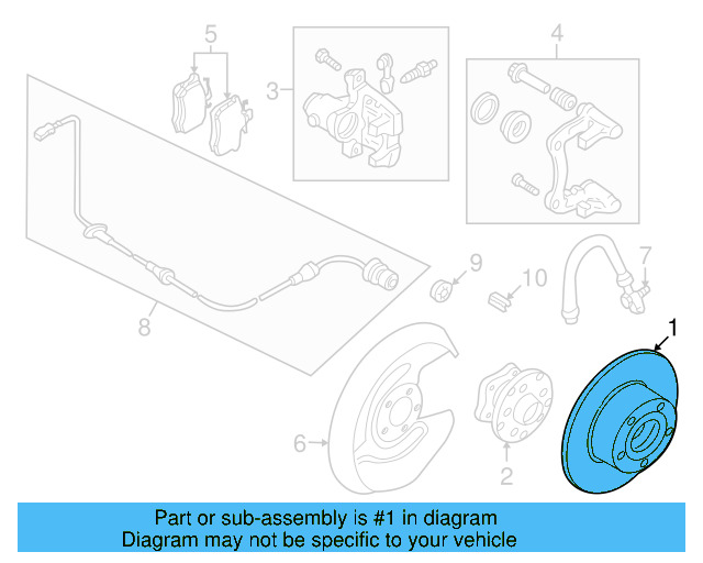 Rotor 8D0-615-601-A - View 4
