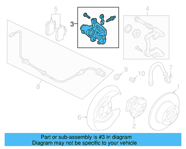 Caliper 8E0-615-423 - View 14