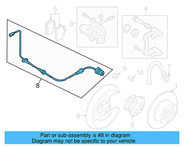 Speed Sensor 3B0-927-807-B - View 10