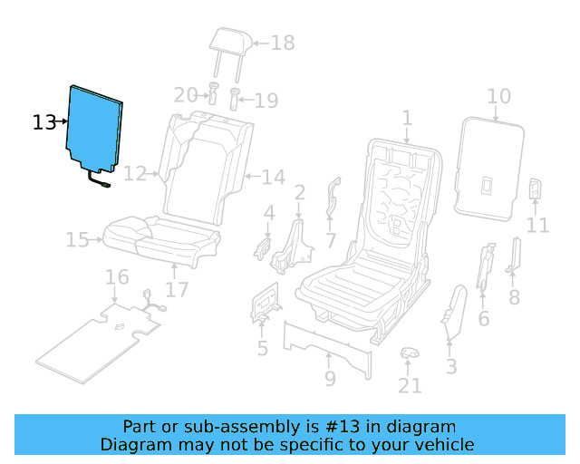 Seat Cushion Pad 3CN-885-376-K - View 13