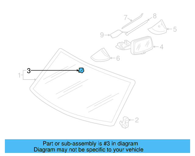 Mirror Support 7L0-845-543-A - View 3
