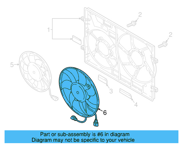 Fan Assembly 5QN-959-455 - View 3