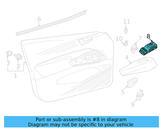 Window Switch 10A-959-862-S-IFZ