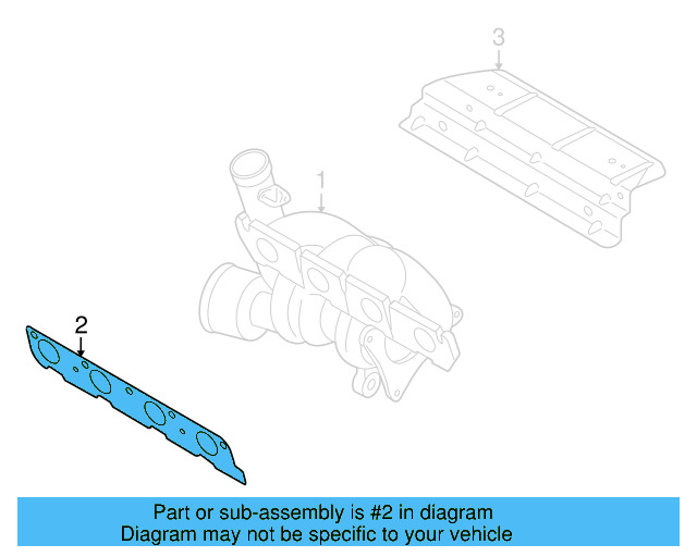 Exhaust Manifold Gasket 06F-253-039-F - View 32