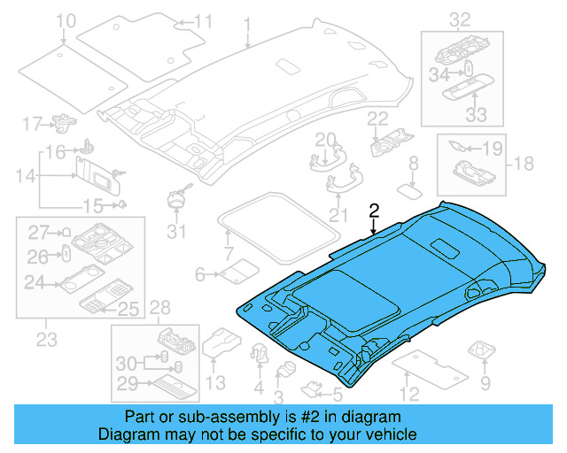Headliner 5C6-867-501-AQ-5T5