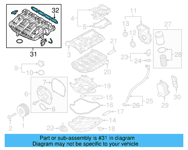 Intake Manifold 06L-133-201-FB - View 22