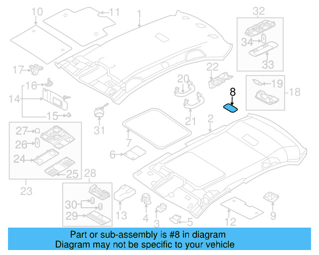 O'head Lamp Bulb N-017-753-5 - View 24