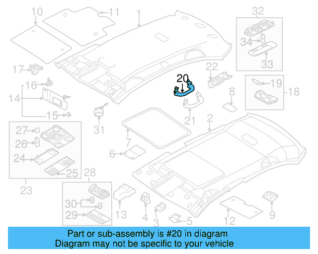 Grip Handle 5C6-857-607-B-82V - View 13