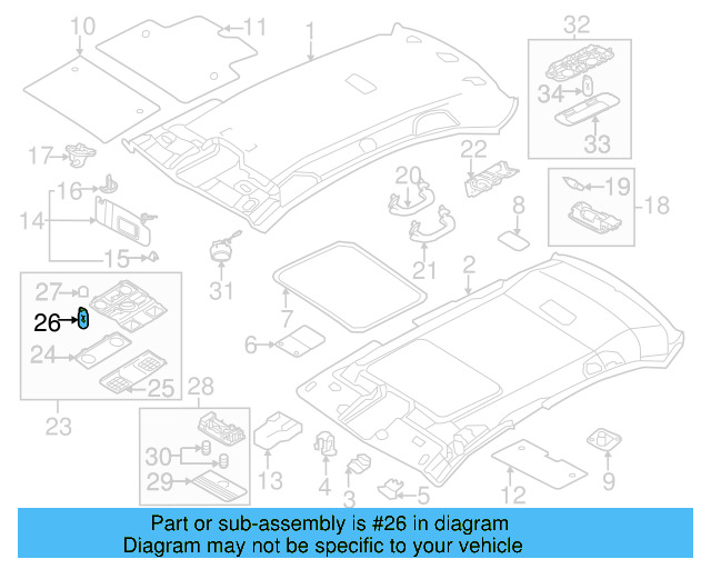 O'head Lamp Bulb N-017-753-5 - View 17
