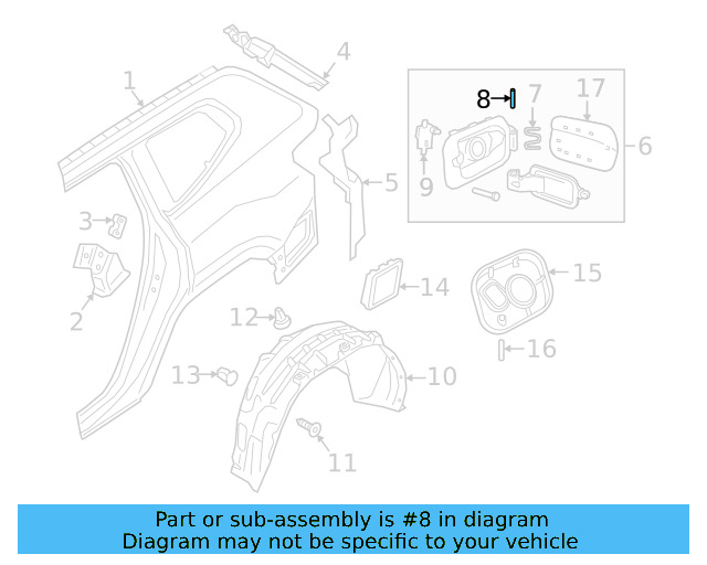 Door Pin 5G0-810-490 - View 2