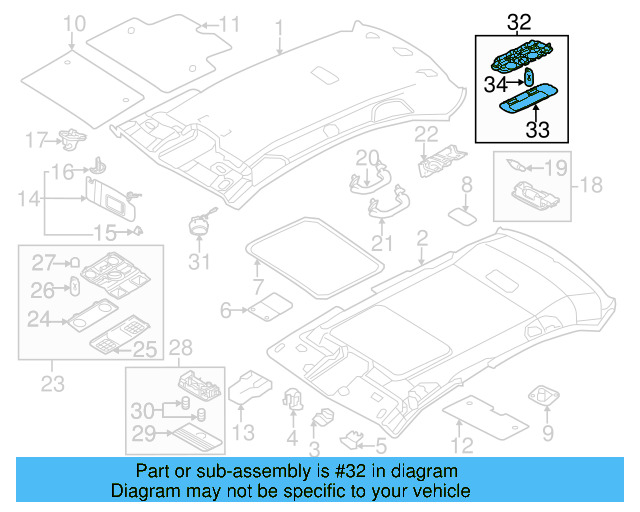 Dome Light 1K9-867-489-A-95T - View 8