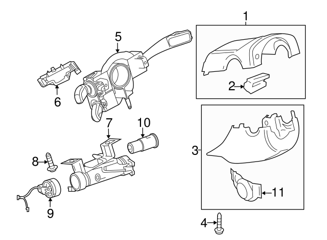 Ignition Switch 1K0-905-849-B - View 65